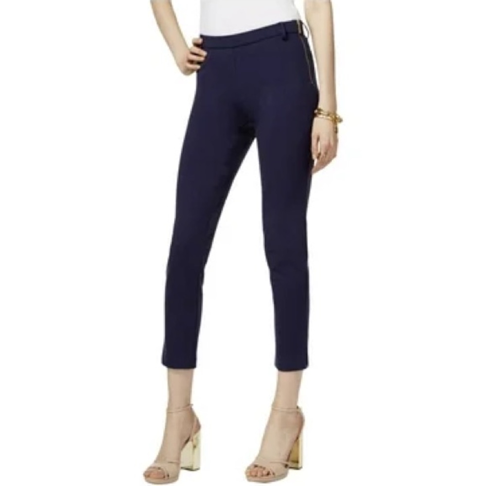 Women's Black Michael Kors Skinny Pants Full Length Size L